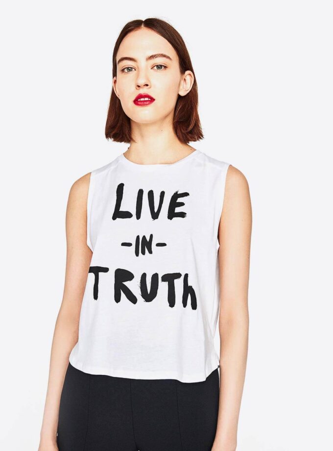 Text Printed T-Shirt